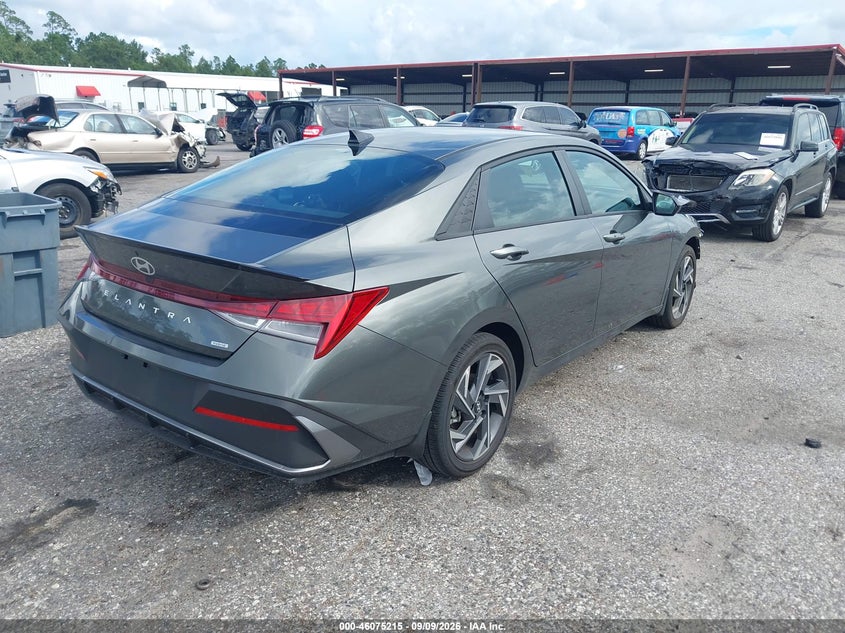 Vin: kmhlm4dj4su147666, lot: 46574762, hyundai elantra hybrid sel sport 20254
