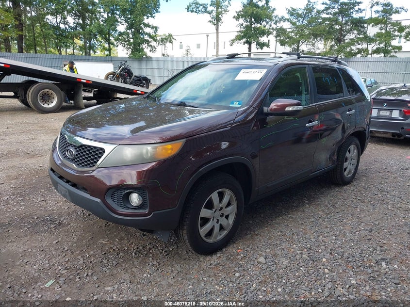 Vin: 5xykt3a68cg224409, lot: 46574765, kia sorento lx 20122