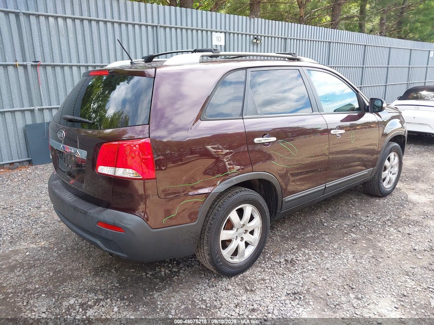 Vin: 5xykt3a68cg224409, lot: 46574765, kia sorento lx 20124