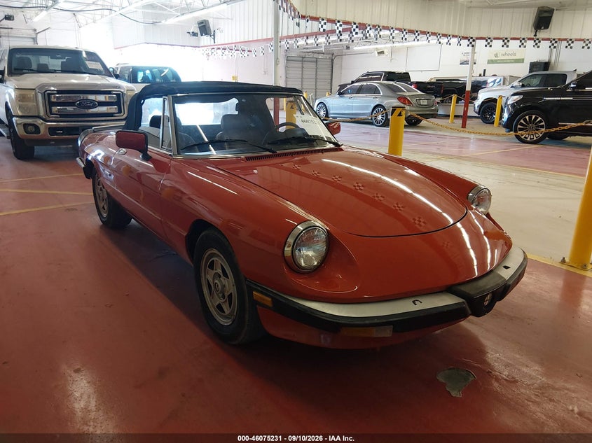 1986 ALFA ROMEO VELOCE auction photo 1
