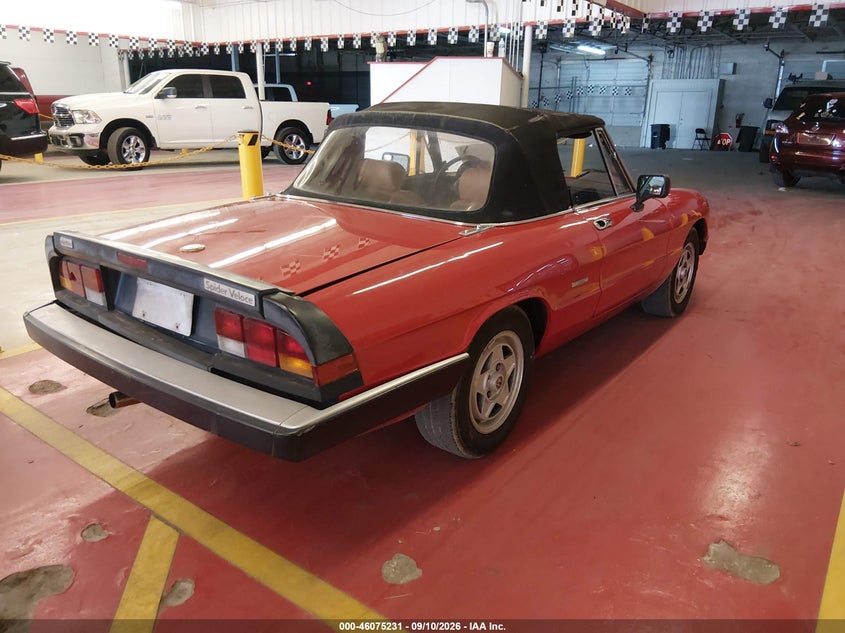 1986 ALFA ROMEO VELOCE auction photo 4