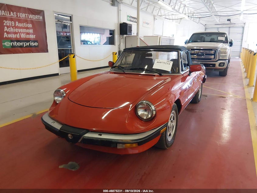 1986 ALFA ROMEO VELOCE auction photo 6