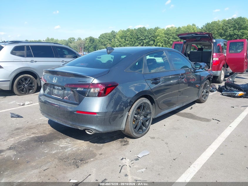Vin: 2hgfe2f50th606264, lot: 46574786, honda civic sport 20264