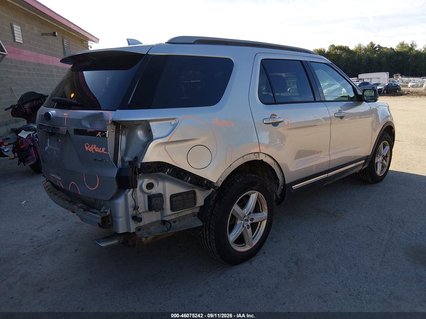 Vin: 1fm5k8d8xhge06929, lot: 46574789, ford explorer xlt 20174