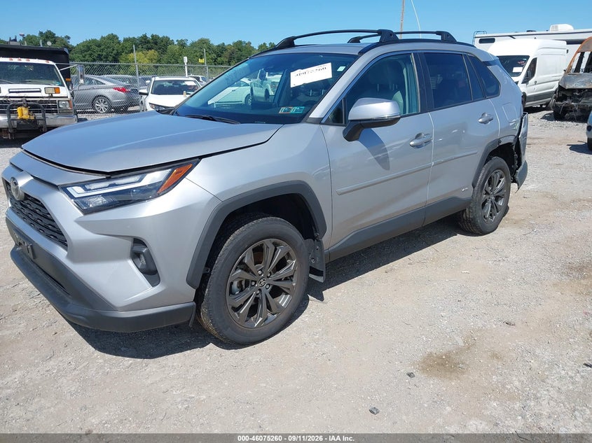 Vin: 2t3b6rfv5sw086368, lot: 46574807, toyota rav4 hybrid xle premium 20252