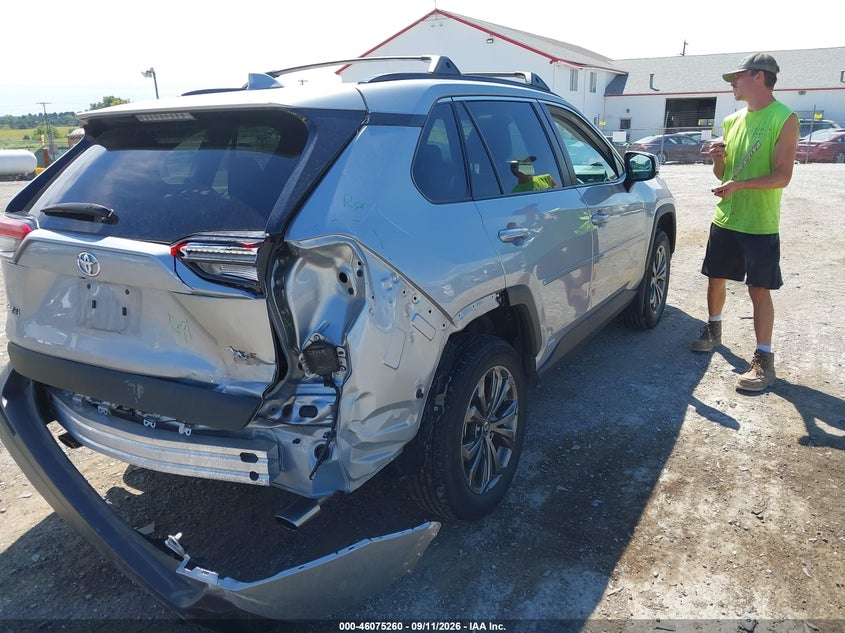 Vin: 2t3b6rfv5sw086368, lot: 46574807, toyota rav4 hybrid xle premium 20254