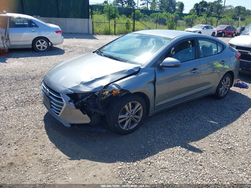 Vin: kmhd84lf6ju533817, lot: 46574812, hyundai elantra sel 20182
