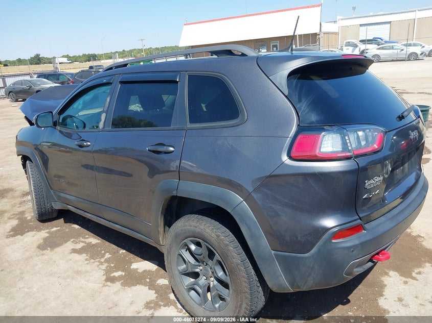 Vin: 1c4pjmbx1kd227514, lot: 46574821, jeep cherokee trailhawk elite 4x4 20193