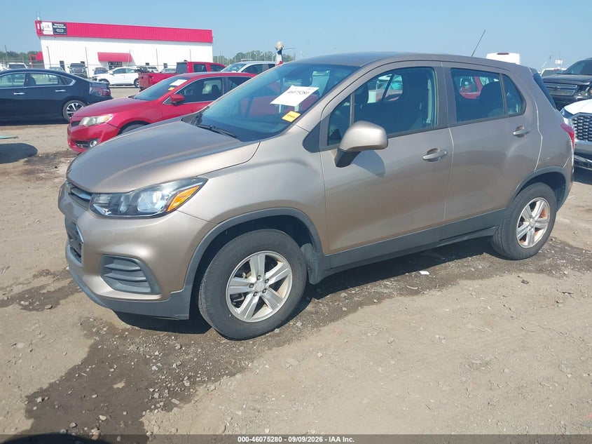 Vin: 3gncjnsb0jl198600, lot: 46574828, chevrolet trax ls 20182