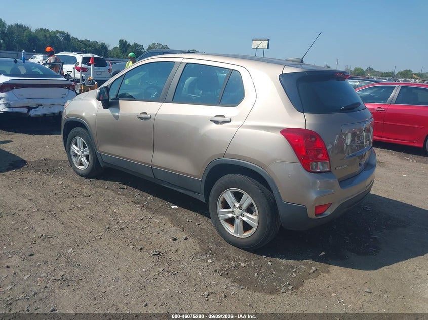 Vin: 3gncjnsb0jl198600, lot: 46574828, chevrolet trax ls 20183