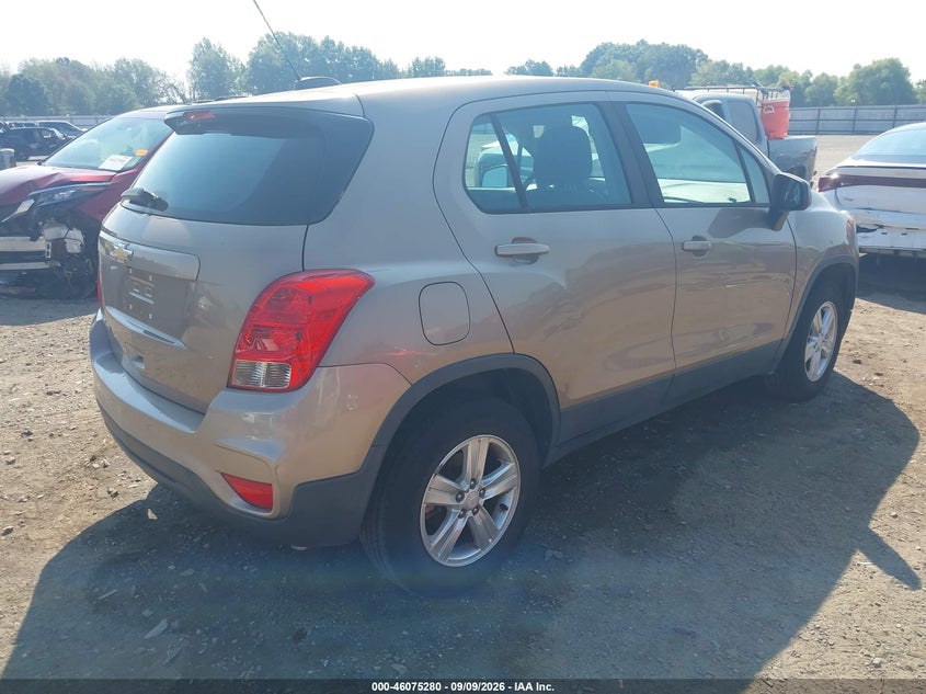 Vin: 3gncjnsb0jl198600, lot: 46574828, chevrolet trax ls 20184