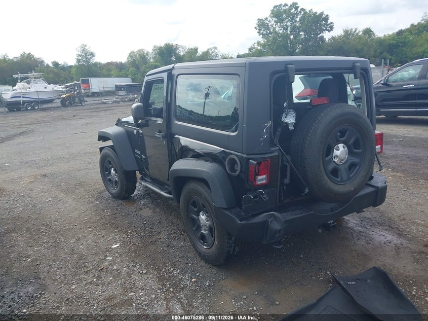 Vin: 1c4ajwag5el160395, lot: 46574833, jeep wrangler sport 20143
