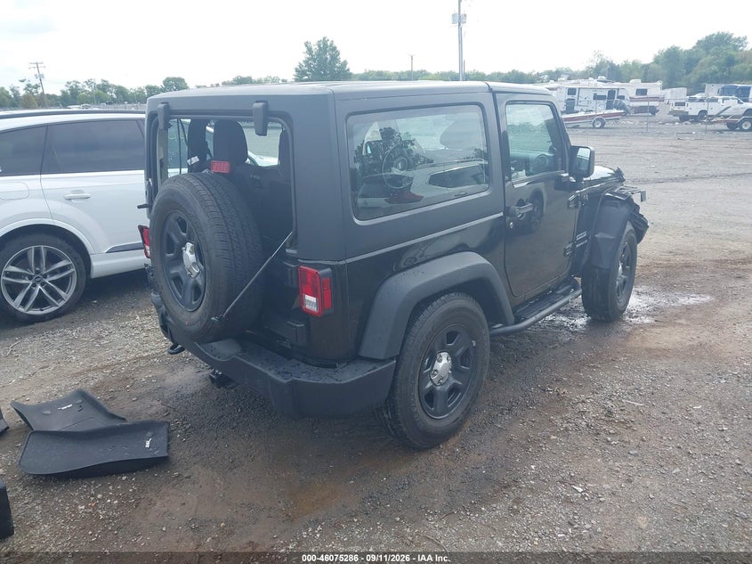 Vin: 1c4ajwag5el160395, lot: 46574833, jeep wrangler sport 20144