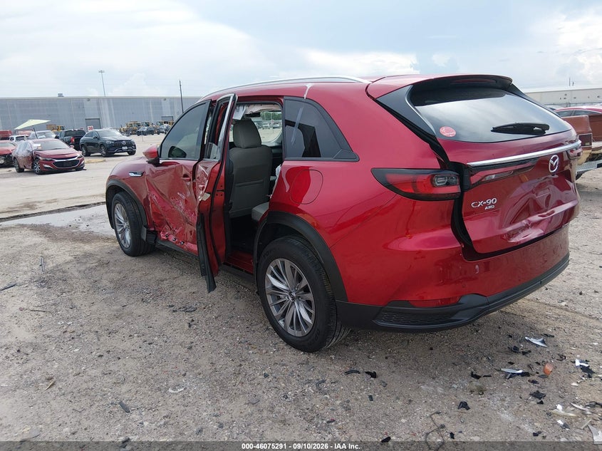 Vin: jm3kkbhd7s1252709, lot: 46574838, mazda cx-90 3.3 turbo preferred package 20253