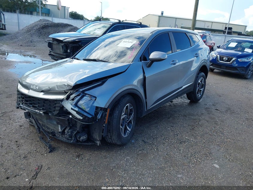Vin: kndpucaf4p7156843, lot: 46574839, kia sportage lx 20232
