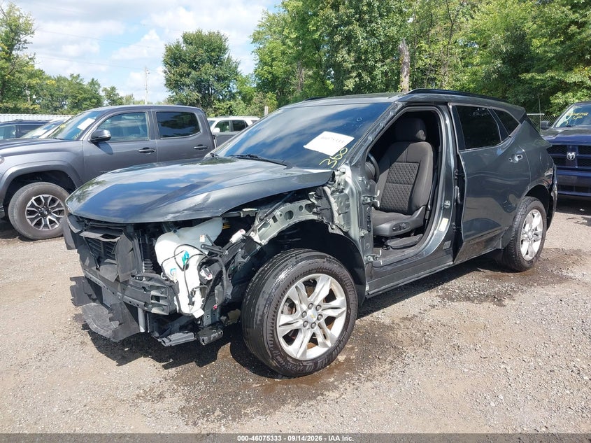 Vin: 3gnkbbra0ls643401, lot: 46574880, chevrolet blazer fwd 1lt 20202