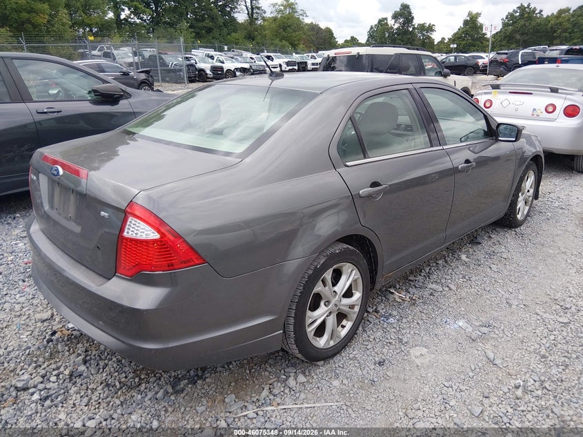 Vin: 3fahp0ha1cr142671, lot: 46574895, ford fusion se 20124