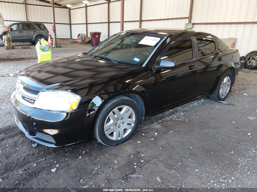 Vin: 1c3cdzab2cn294292, lot: 46574956, dodge avenger se 20122