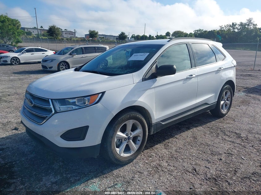 Vin: 2fmpk3g95gbc30054, lot: 46574998, ford edge se 20162
