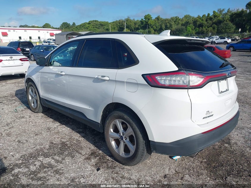 Vin: 2fmpk3g95gbc30054, lot: 46574998, ford edge se 20163