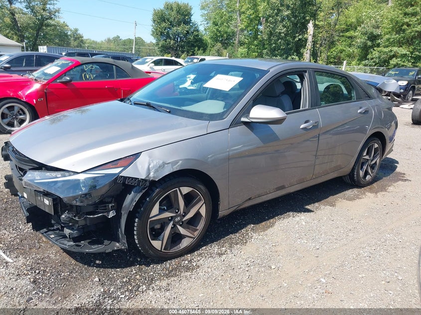 Vin: kmhls4ag2pu580747, lot: 46575012, hyundai elantra sel 20232
