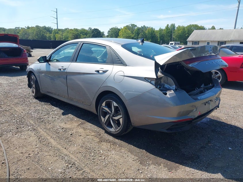 Vin: kmhls4ag2pu580747, lot: 46575012, hyundai elantra sel 20233
