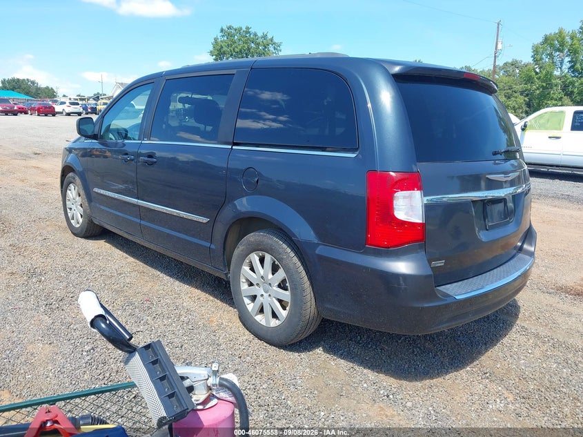 Vin: 2c4rc1bg1dr744765, lot: 46575105, chrysler town & country touring 20133