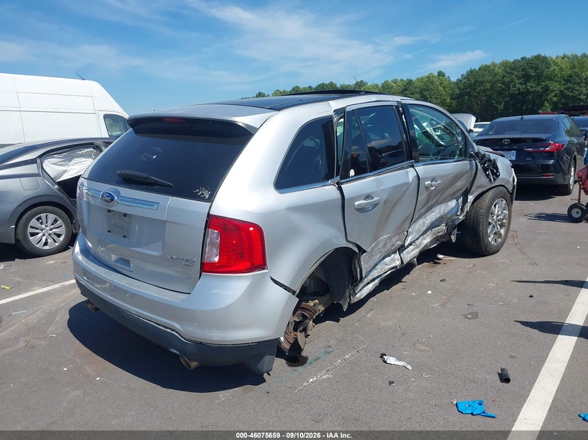 Vin: 2fmdk4kc2cba94925, lot: 46575206, ford edge limited 20124