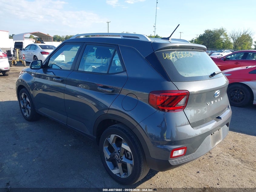 Vin: kmhrc8a36ru291630, lot: 46575207, hyundai venue sel 20243