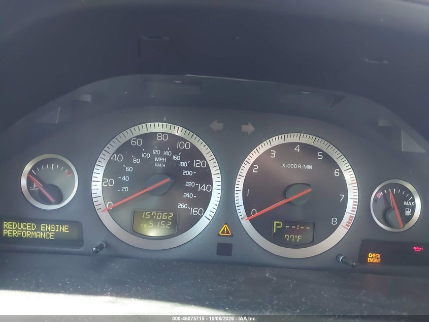 VOLVO S80 2006 VIN YV1TS592X61434951