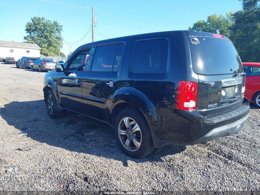 Vin: 5fnyf4h35fb066206, lot: 46575286, honda pilot se 20153