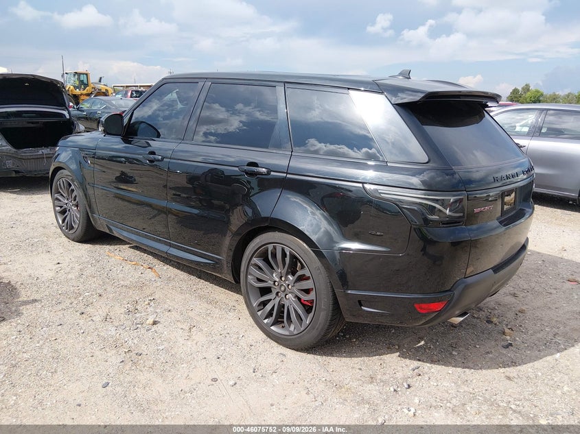 Vin: salws2pf8ga115310, lot: 46575299, land rover range rover sport 3.0l v6 supercharged hse 20163