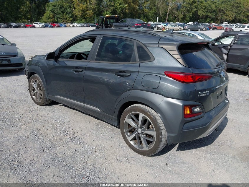 Vin: km8k53a53lu549559, lot: 46575355, hyundai kona ultimate 20203