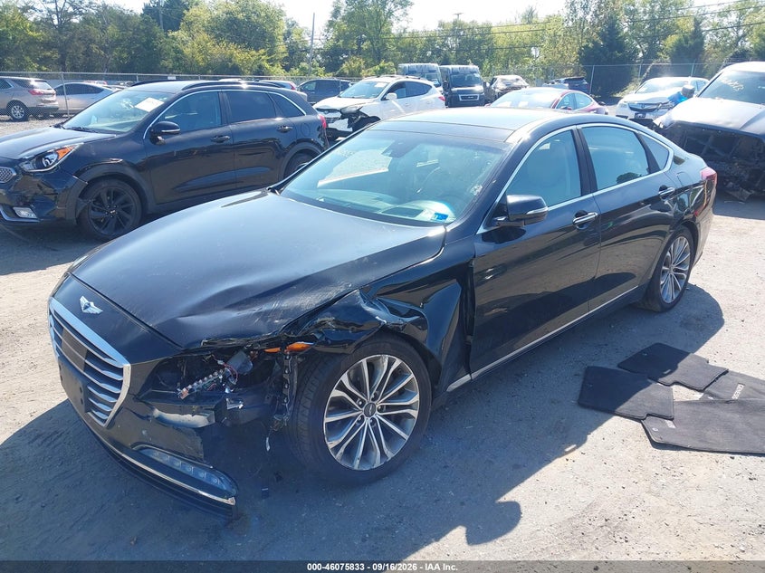 Vin: kmhgn4je8hu173556, lot: 46575380, genesis g80 3.8 20172