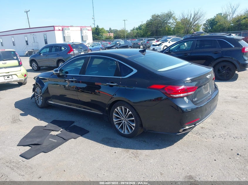 Vin: kmhgn4je8hu173556, lot: 46575380, genesis g80 3.8 20173