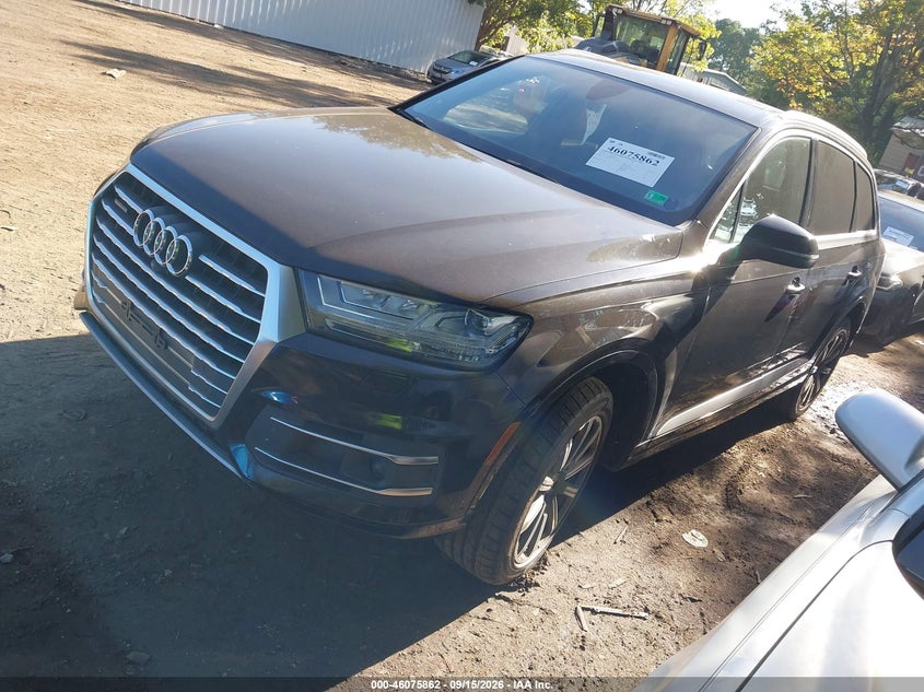 Vin: wa1laaf78hd023531, lot: 46575409, audi q7 3.0t premium 20172