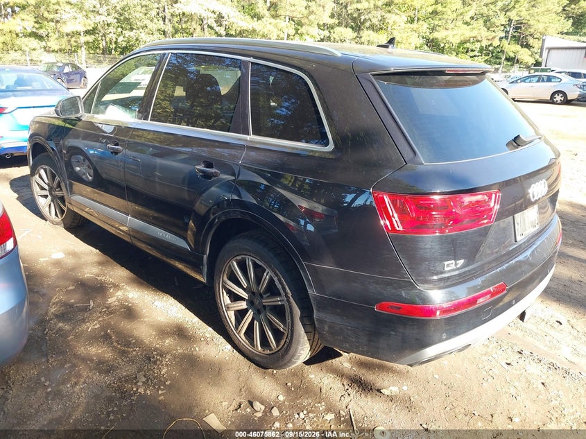 Vin: wa1laaf78hd023531, lot: 46575409, audi q7 3.0t premium 20173