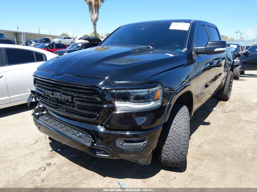 Vin: 1c6srfjt3nn240932, lot: 46575411, ram 1500 laramie  4x4 5'7 box 20222