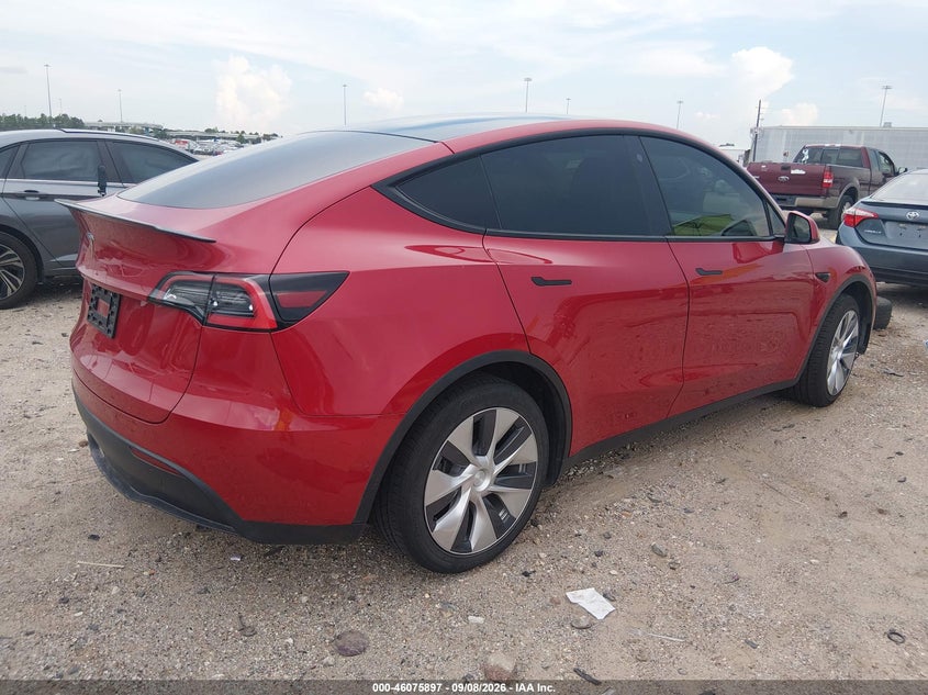 Vin: 5yjygded3mf107584, lot: 46575444, tesla model y standard range rear-wheel drive 20214