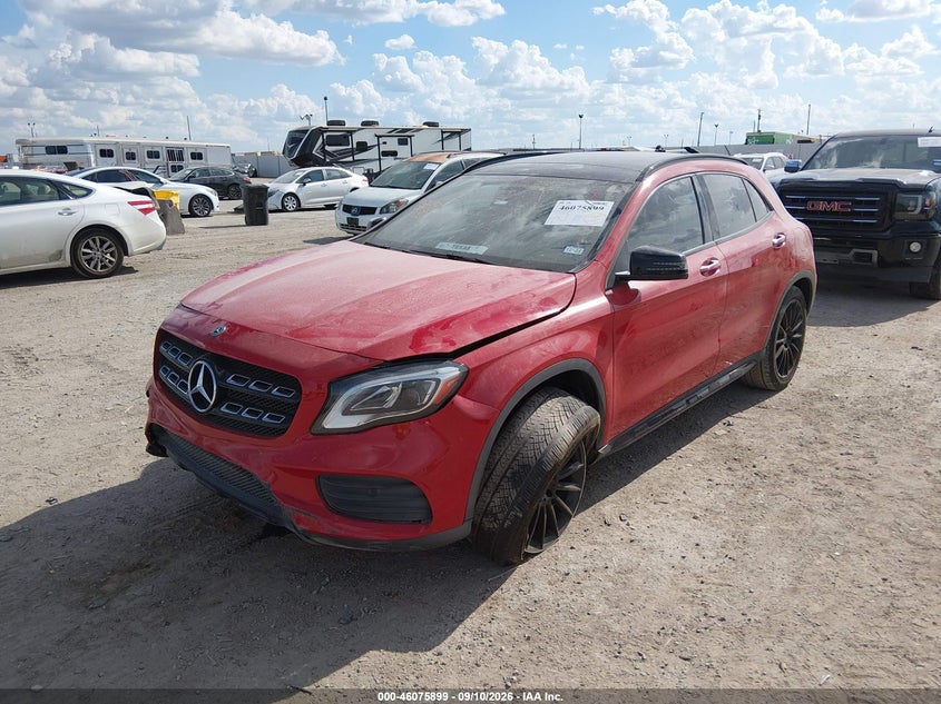 Vin: wdctg4eb3ku009453, lot: 46575446, mercedes-benz gla 250 20192