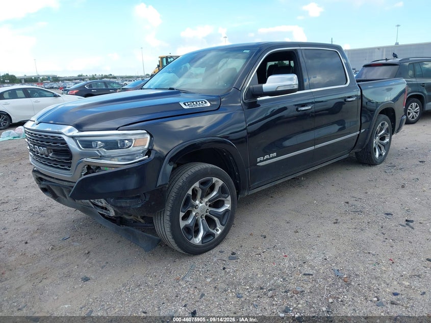 Vin: 1c6rreht4kn872090, lot: 46575452, ram 1500 limited  4x2 5'7 box 20192