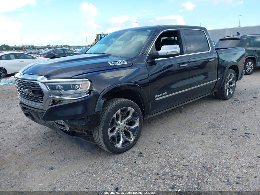 Vin: 1c6rreht4kn872090, lot: 46575452, ram 1500 limited  4x2 5'7 box 20192