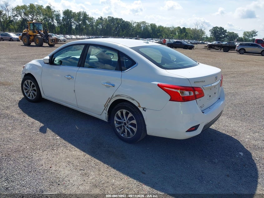 Vin: 3n1ab7ap8jy260871, lot: 46575510, nissan sentra sv 20183