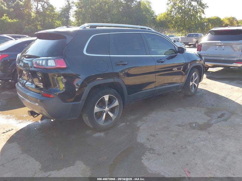 Vin: 1c4pjldb5kd325280, lot: 46575512, jeep cherokee limited fwd 20194