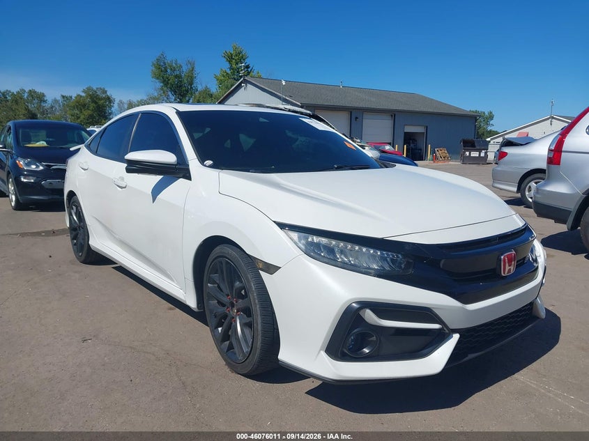 Vin: 2hgfc1e58lh705657, lot: 46575558, honda civic si sedan 2020 img_1