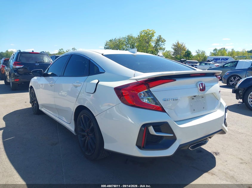 Vin: 2hgfc1e58lh705657, lot: 46575558, honda civic si sedan 20203