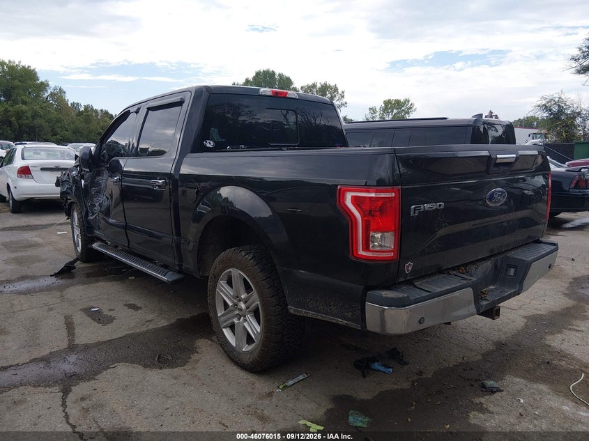 Vin: 1ftew1eg4fke37495, lot: 46575562, ford f-150 xlt 20153