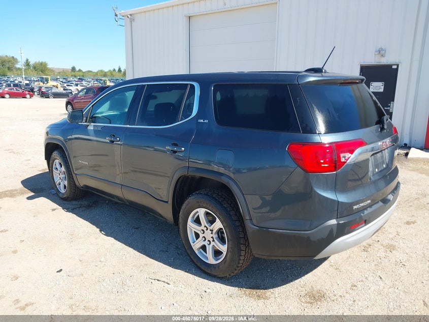 Vin: 1gkknrla2kz251415, lot: 46575564, gmc acadia sle-1 20193