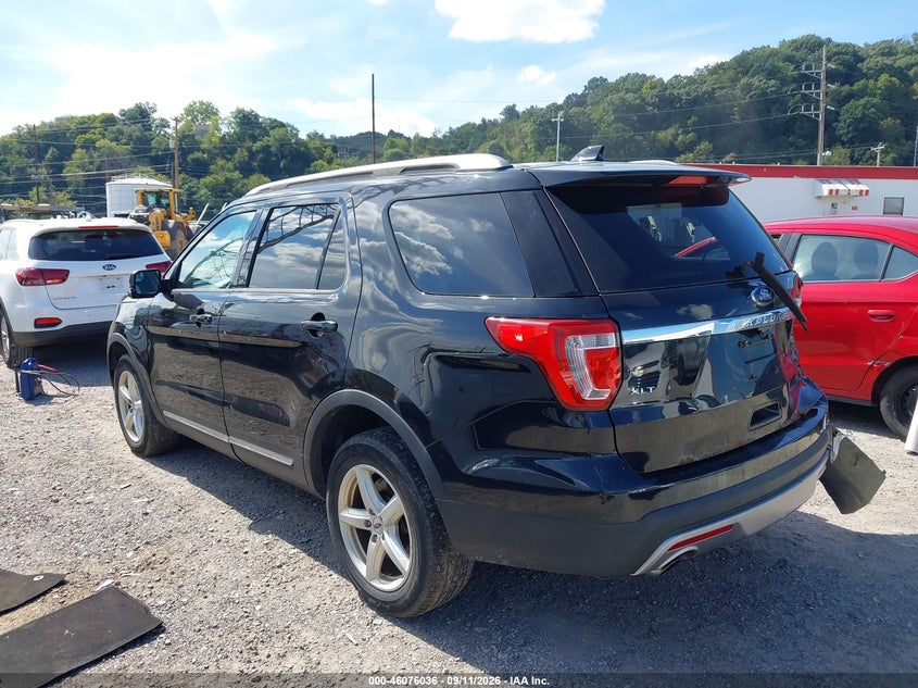 Vin: 1fm5k8dh0ggb84920, lot: 46575583, ford explorer xlt 20163