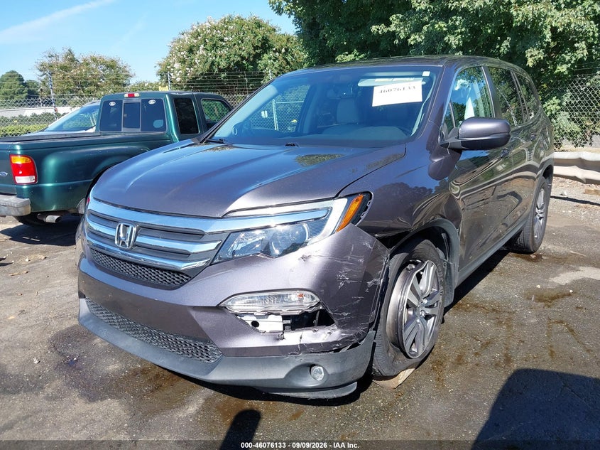 Vin: 5fnyf5h54hb037838, lot: 46575680, honda pilot ex-l 20172